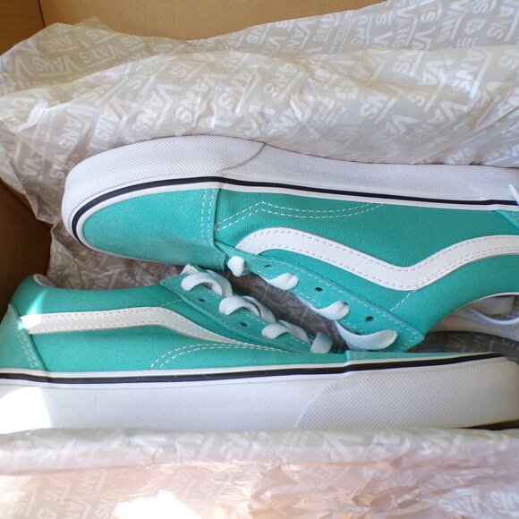 Vans Unisex Shoes Old Skool Waterfall / True White Color Womens Size 7 - Picture 9 of 10